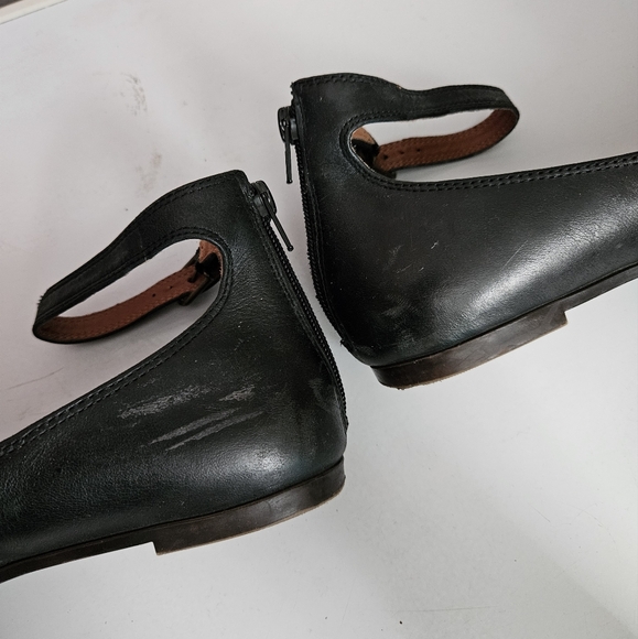 Lucky Brand leather ballet flats with ankle straps 9.5 - Picture 7 of 10